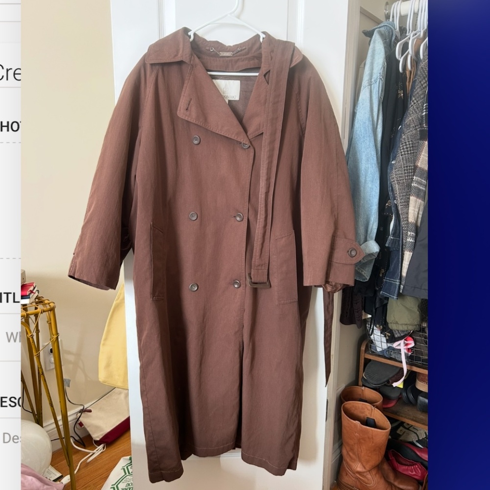 Vintage London Fog Belted Trench
